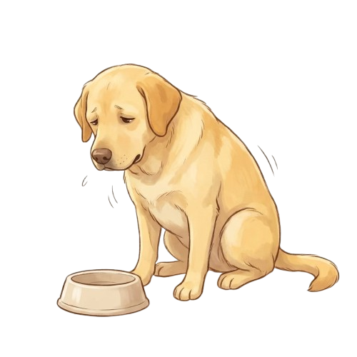 Eats with no enthusiasm